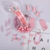 Cross-border exclusive InS-style macaron-colored thumbtacks and rubber bands set, colorful keychain magnetic clasp creative stationery Application Scenario